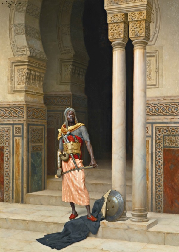 The palace guard by Ludwig Deutsch
